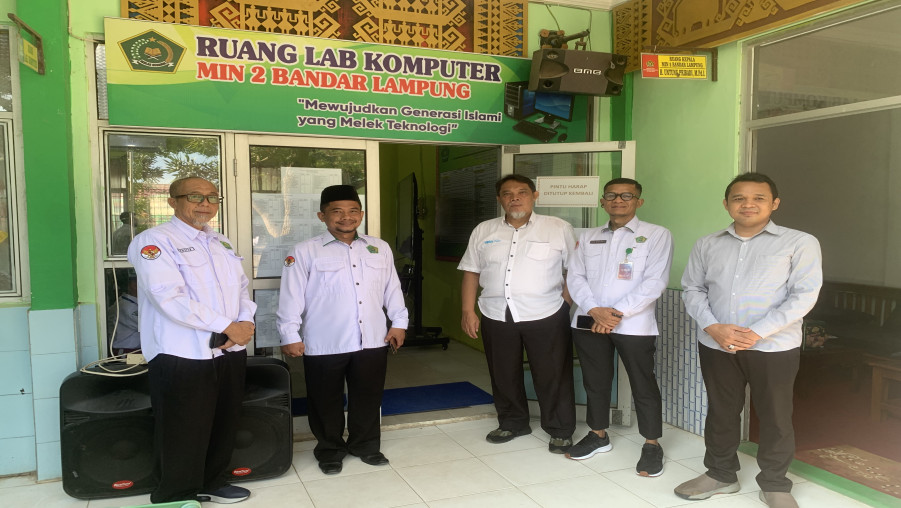 Monev Asesmen Nasional Dari Team Kemenag Pusat dan Kanwil : MIN 2 Balam Raih Apresiasi atas Kesiapan Sarana Digital