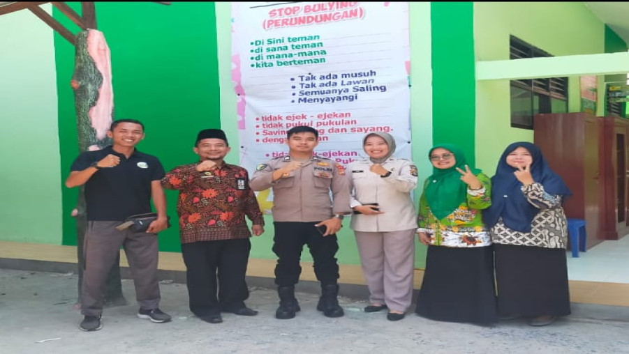 Sinergi Polri dan Madrasah Kampanyekan Anti Bullying di MIN 2 Bandar Lampung