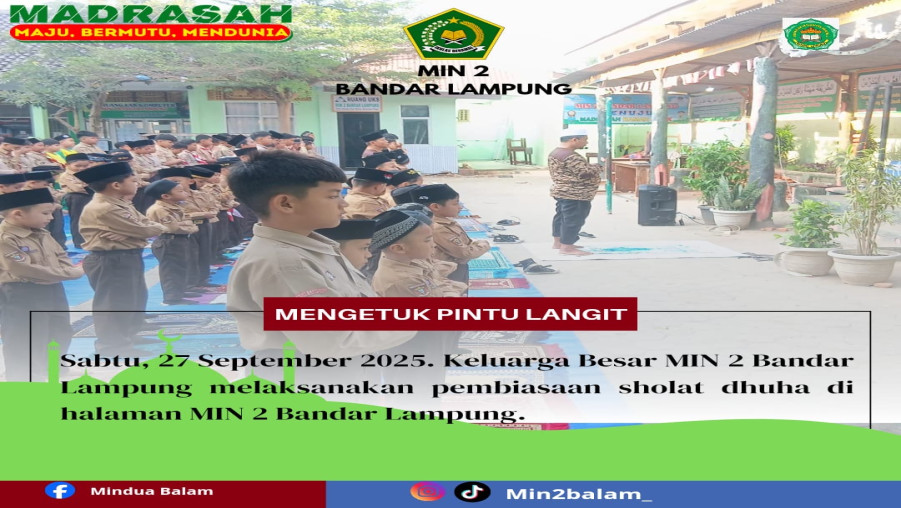 Membentuk Karakter Islami Melalui Pembiasaan Sholat Dhuha