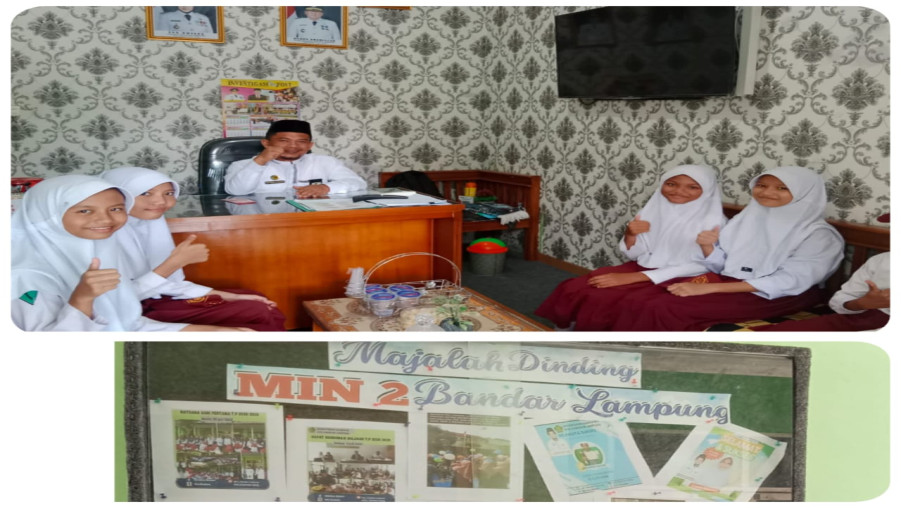 “Membangun Budaya Literasi: MIN 2 Bandar Lampung Manfaatkan Majalah Dinding untuk Wadah Kreatifitas Peserta Didik