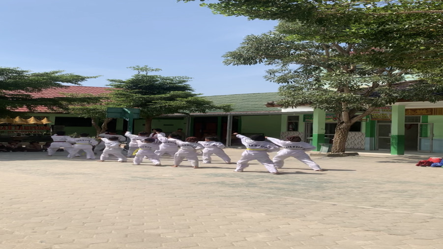 Demo Taekwondo Meriahkan Lapangan MIN 2