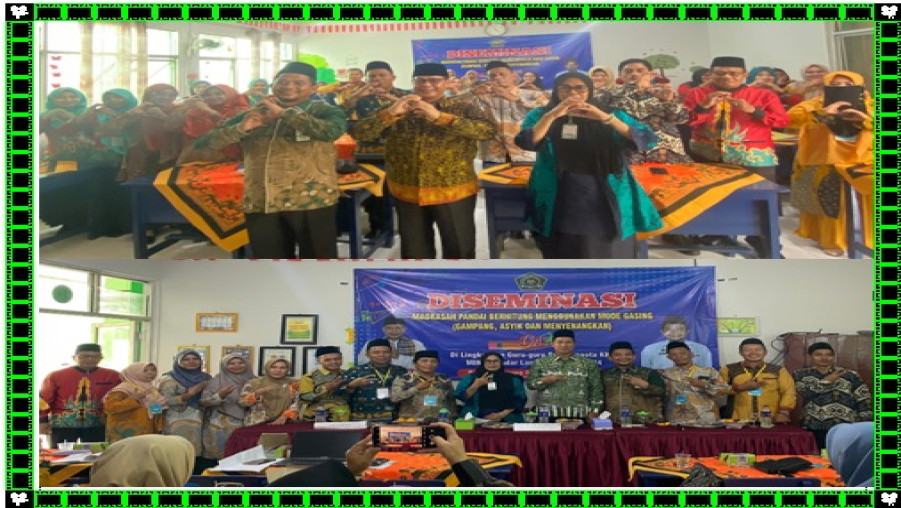 Dorong Peningkatan Literasi Numerasi Guru dan Peserta Didik MIN 2 Bandar Lampung Adakan Pelatihan Metode Gasing