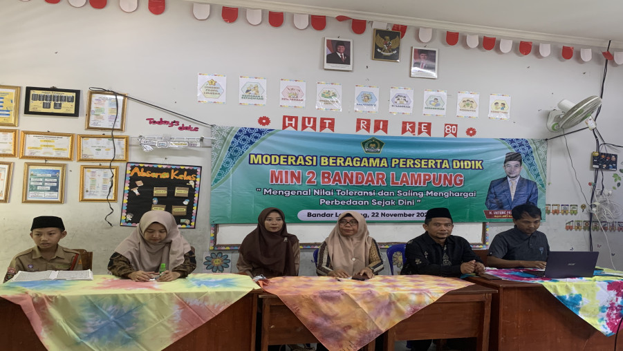 Sukses! Siswa Kelas VI MIN 2 Bandar Lampung Jadi Agen Toleransi Lewat Pembelajaran Moderasi Beragama yang Menyenangkan