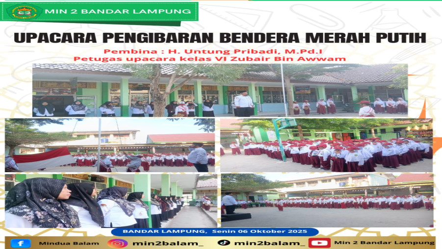 Dari Upacara ke Ruang Ujian: Siswa MIN 2 Bandar Lampung Siap Hadapi Tantangan dengan Kejujuran
