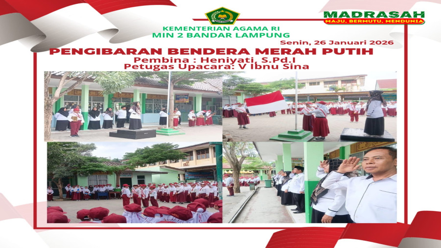 Upacara Bendera MIN 2 Bandar Lampung: Menanamkan Karakter Anti-Bullying Melalui Analogi Kertas