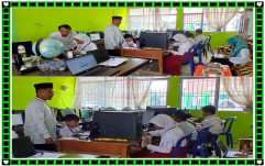 Energi Positif di Ruang Ujian: Peserta Didik MIN 2 Bandar Lampung Menjalani ANBK dengan Penuh Antusias